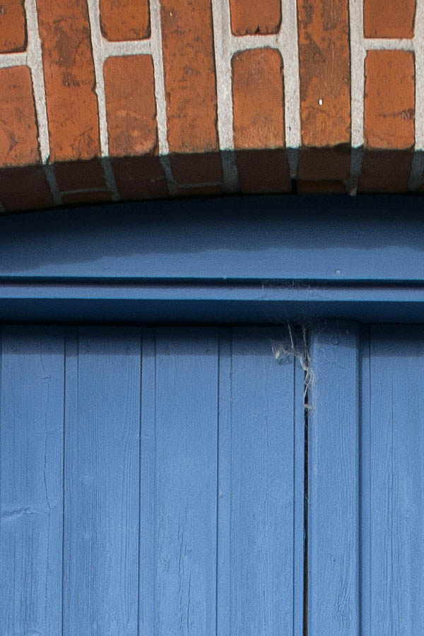 Photo 01233: Blue double door