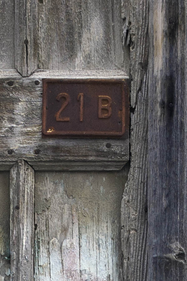 Photo 26587: Unpainted, narrow double door