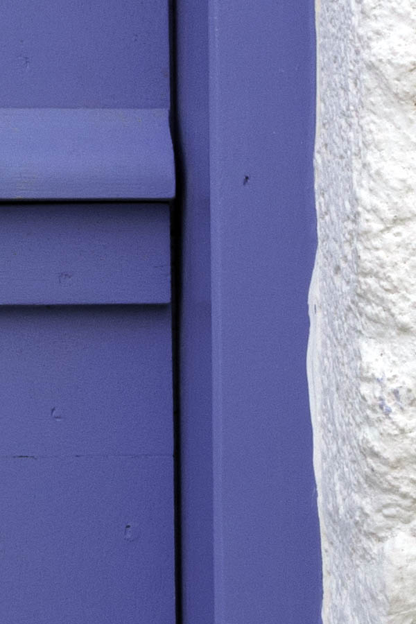 Photo 26775: Violet, panelled double door with one half-door