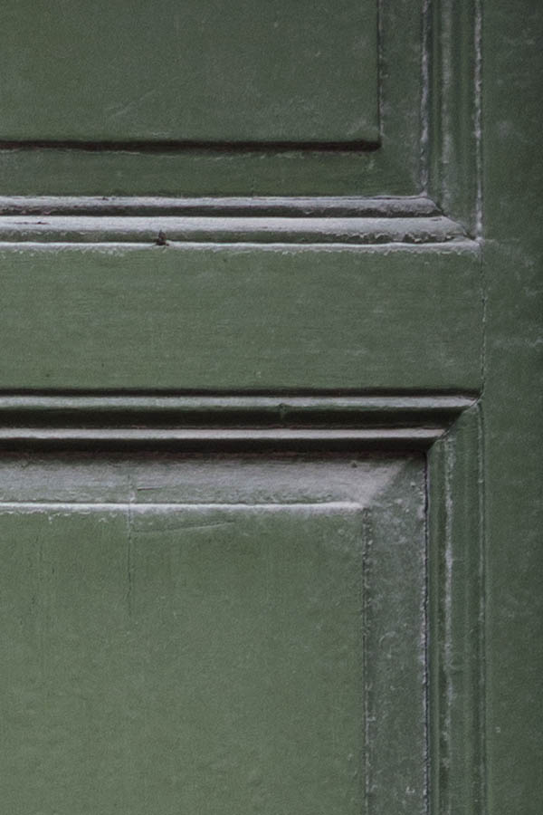 Photo 27215: Green, panelled double door