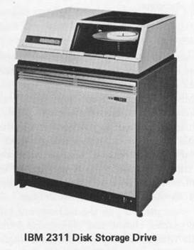 IBM 2311 disk Storage Drive, from IBM archives