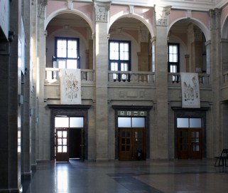 The railway station in Ruse, Bulgaria