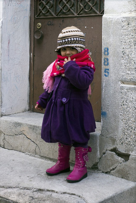 A girl, photo by Dilek Topaloglu