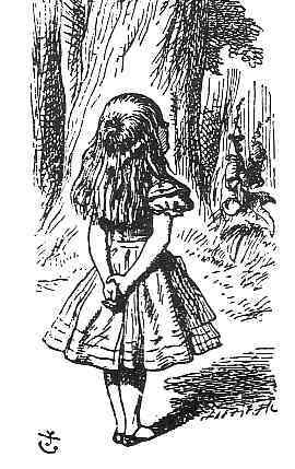 Alice and the Cheshire cat