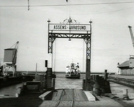 Færgelejet til Årøsund - The ferry berth to Årøsund