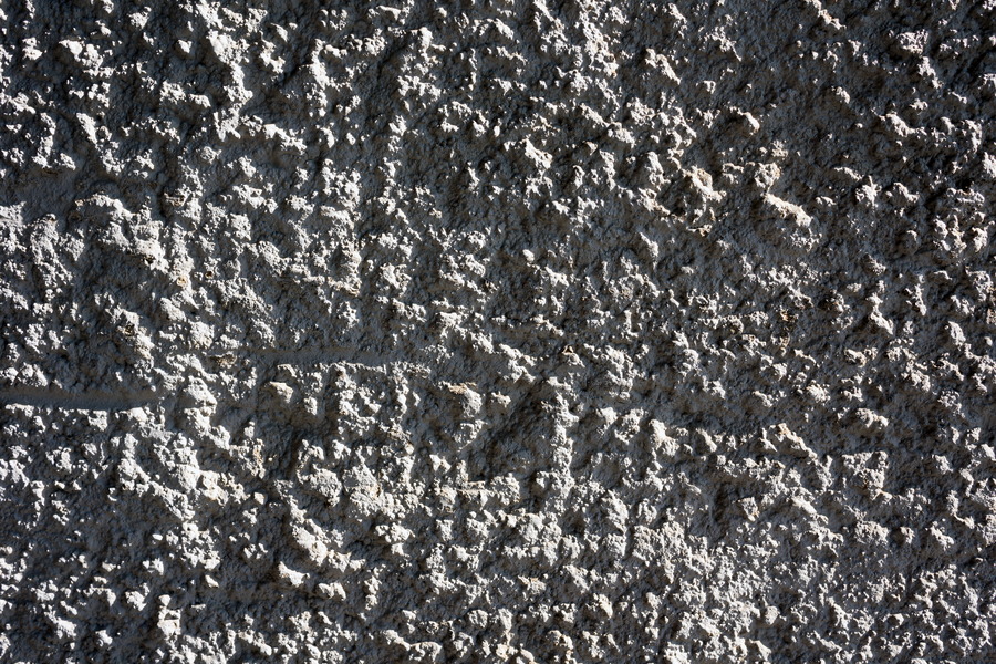 Photo 25046: Uneven, grey, plastered wall