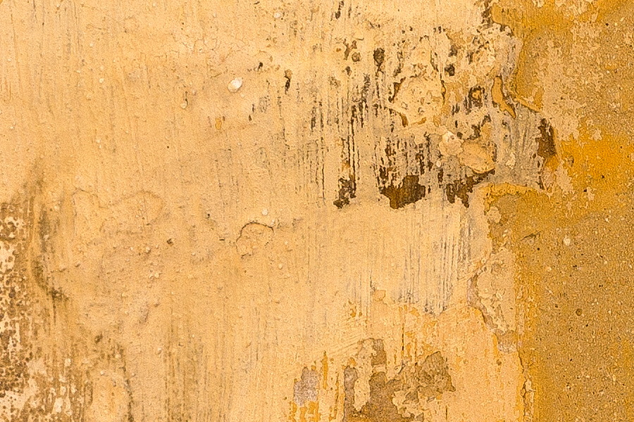 Photo 24098: Worn, orange, plastered wall