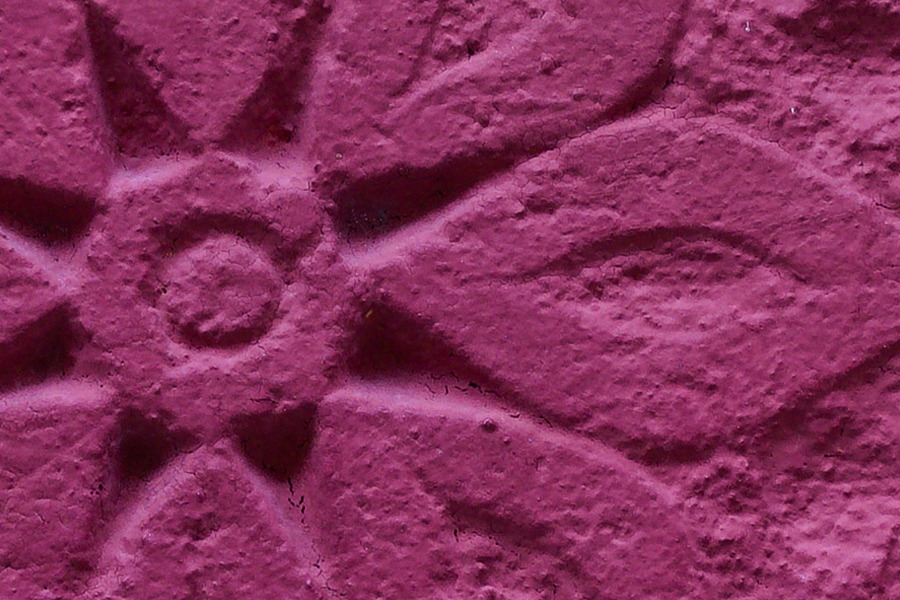 Photo 27461: Purple stone with carved pattern