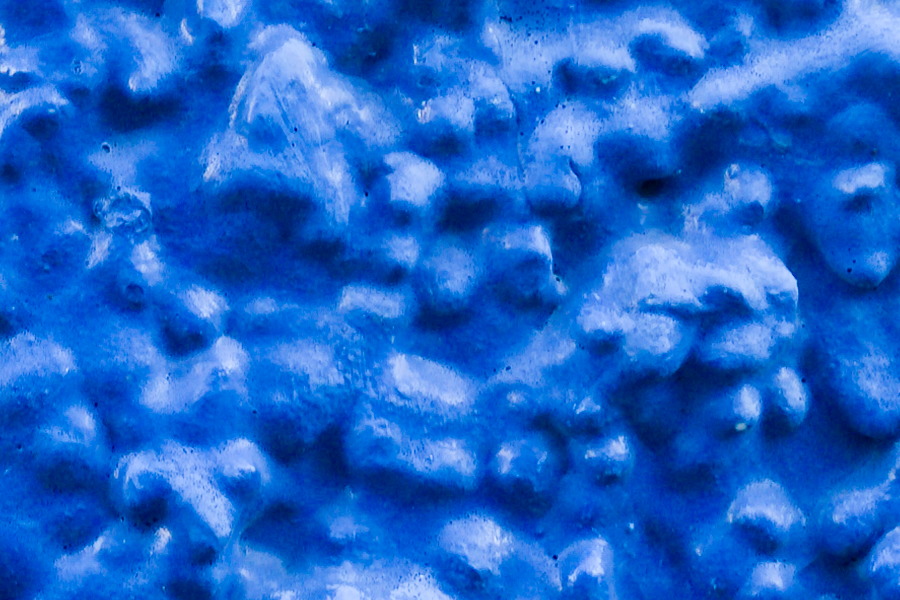 Photo 27484: Plastered, very blue wall